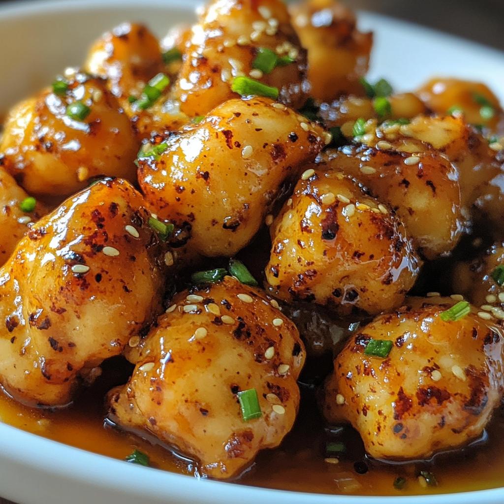 Honey Garlic Chicken Bites