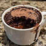 Hot Chocolate Lava Mug Cake