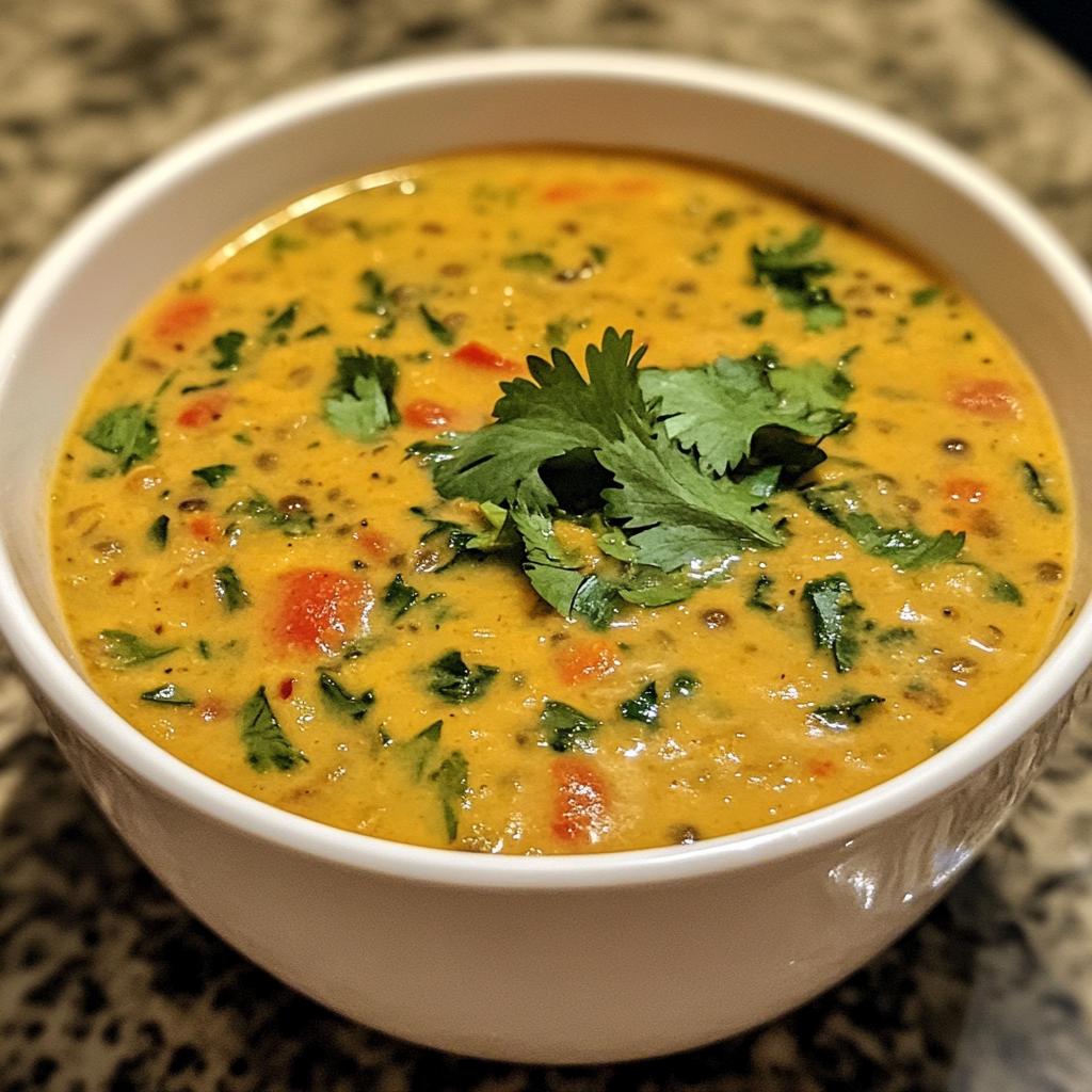Heavenly 30-Minute Lentil Soup with Coconut Bliss