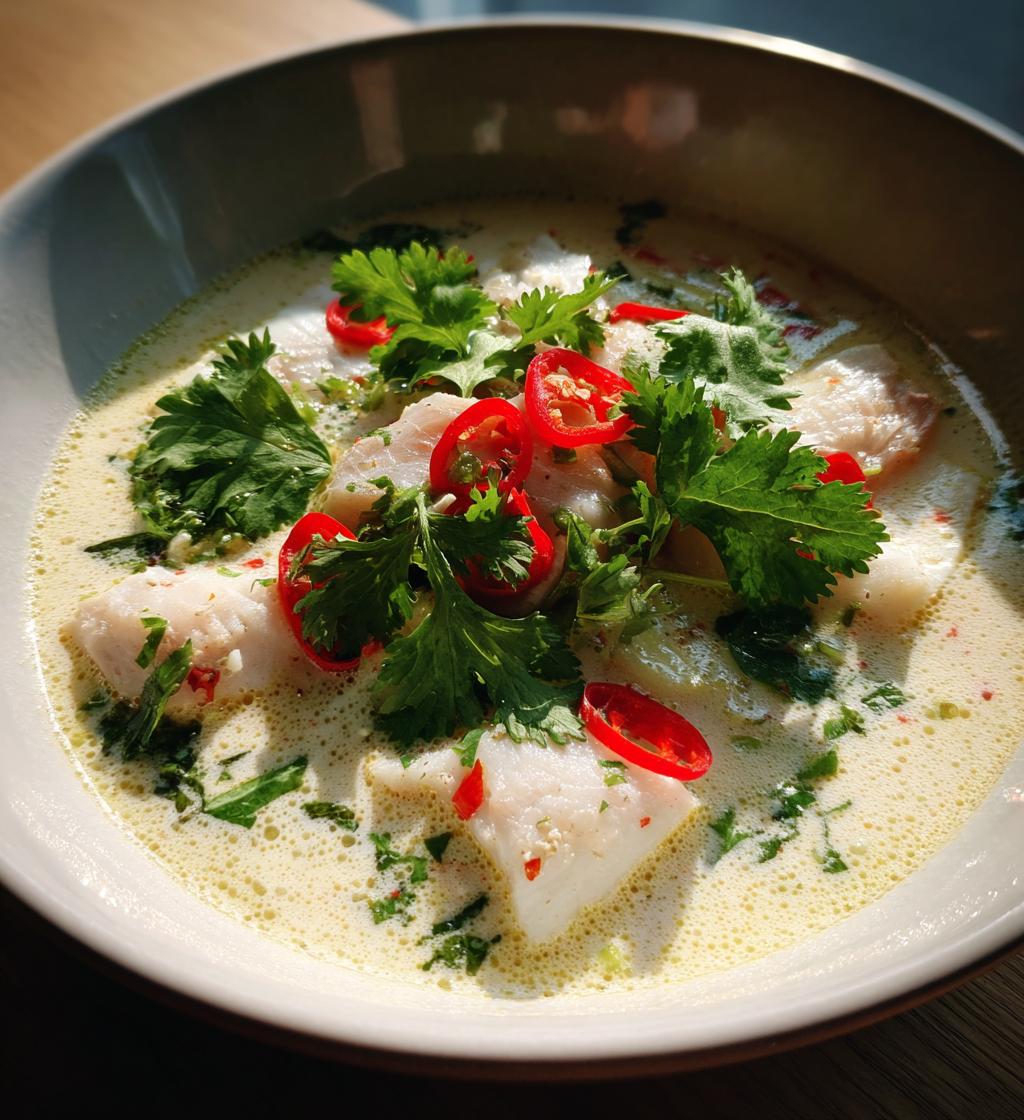 25-Minute Lime Coconut Fish Soup Magic