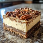 Maple Pecan Cheesecake Bars
