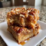 Maple pecan blondies fall desserts