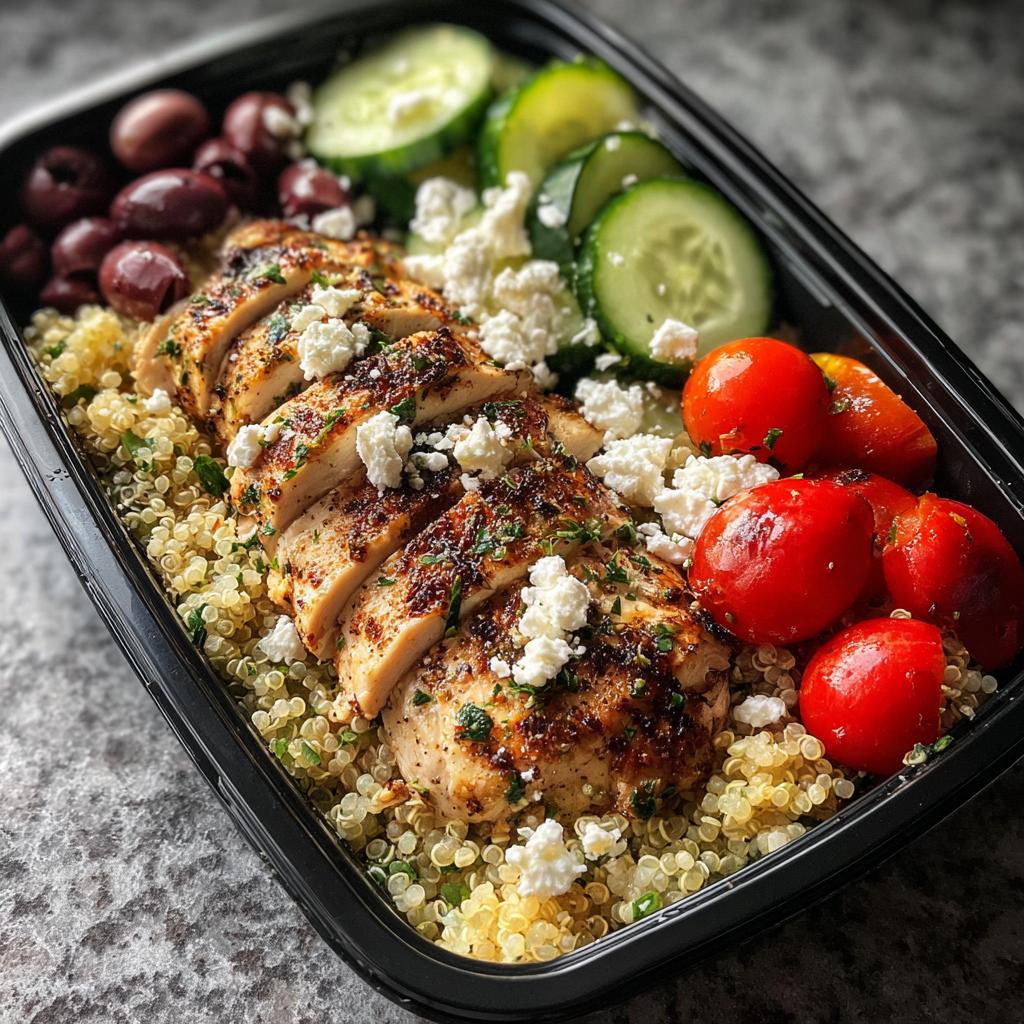 Mediterranean Lemon Chicken Meal Prep