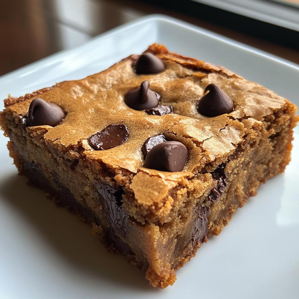 Peanut Butter Chocolate Chip Blondies