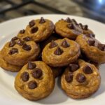 Pumpkin Chocolate Chip Cookie Bites