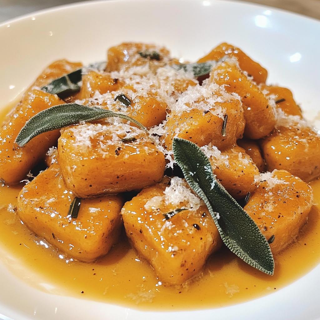Pumpkin Gnocchi with Sage Brown Butter Delight