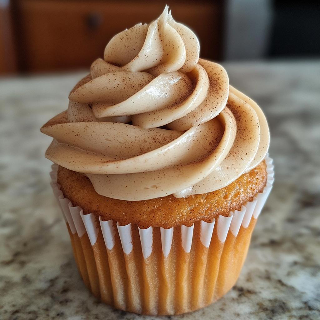 Pumpkin Spice Cupcakes with cinnamon frosting