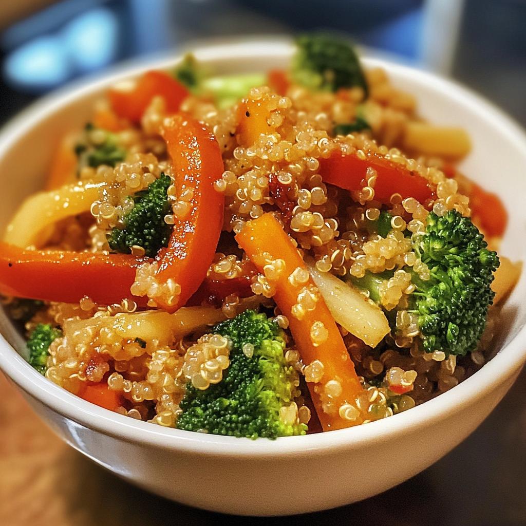 Savory 30-Minute Quinoa Veggie Stir-Fry