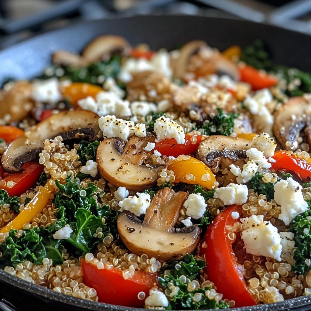 1-Pan Quinoa Veggie Skillet That’s Irresistible