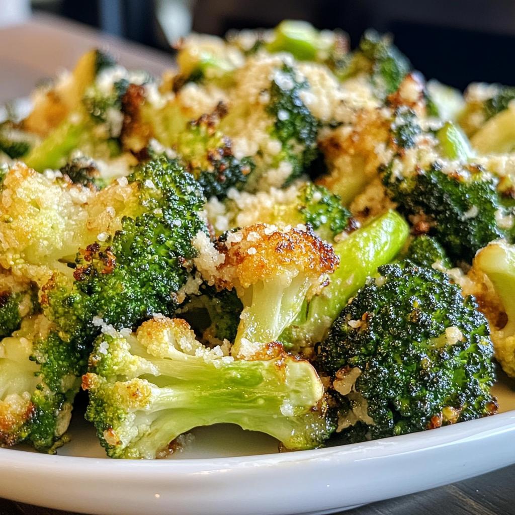 Roasted Garlic Parmesan Broccoli in 25 Minutes