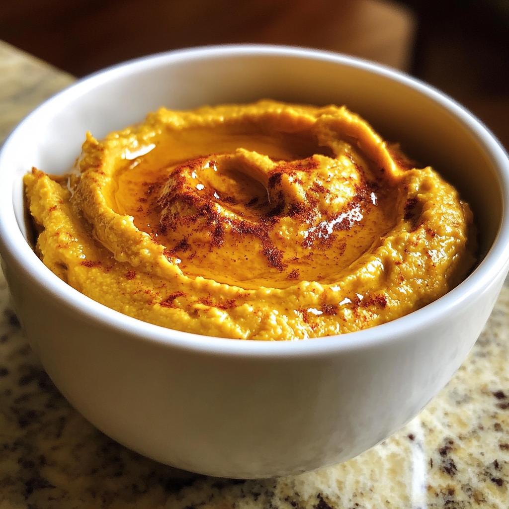 5-Star Roasted Pumpkin Hummus Fall Must-Try