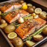Sheet pan salmon easy dinner recipes