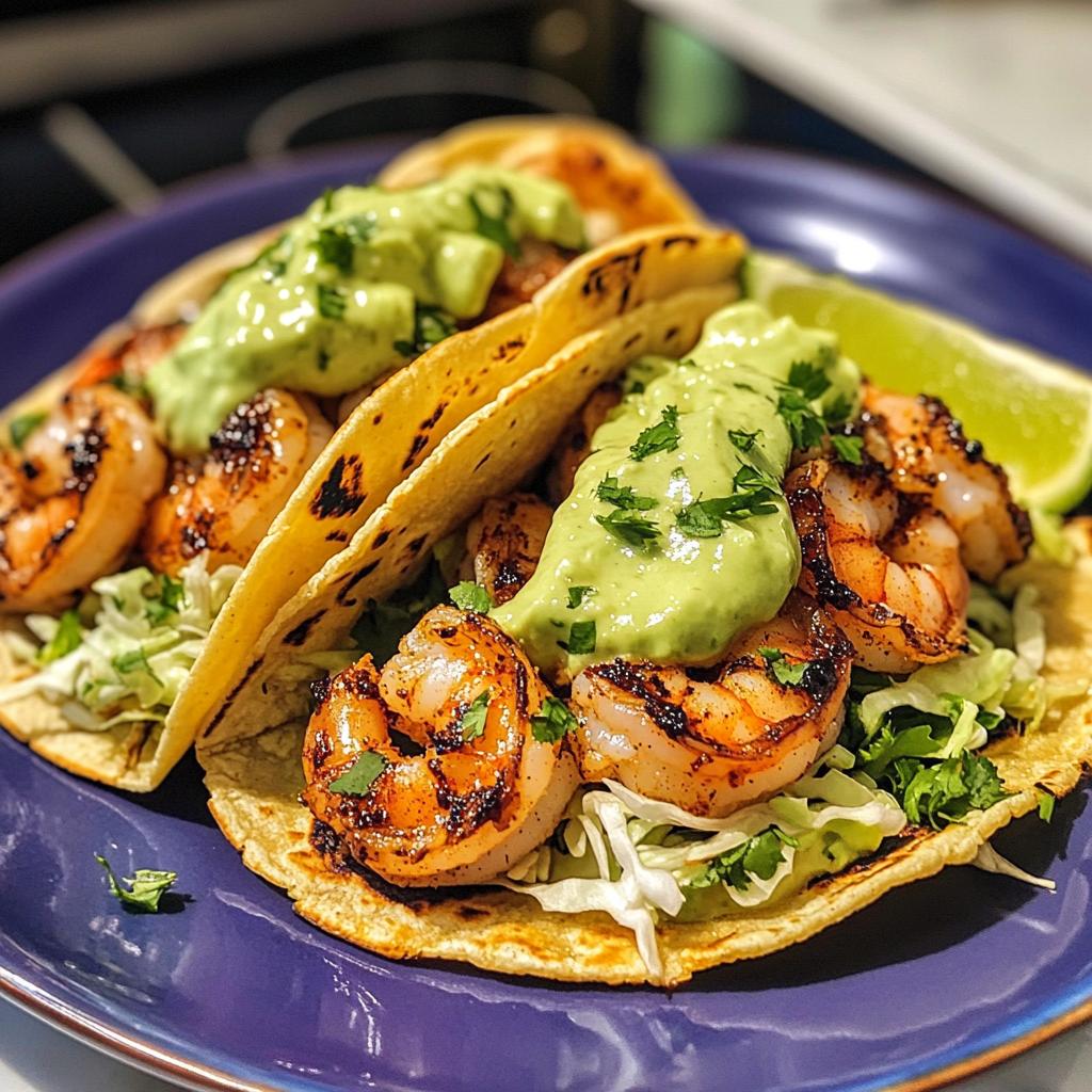 30-Minute Shrimp Tacos with Lime Crema Magic