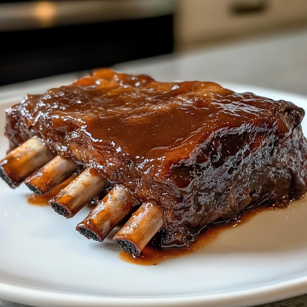 Slow-Cooked BBQ Beef Short Ribs with Smoky Sweet Sauce