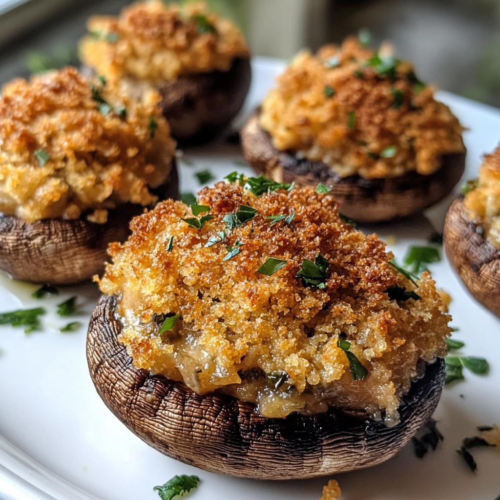 Irresistible 20-Minute Stuffed Mushrooms Thanksgiving Appetizers