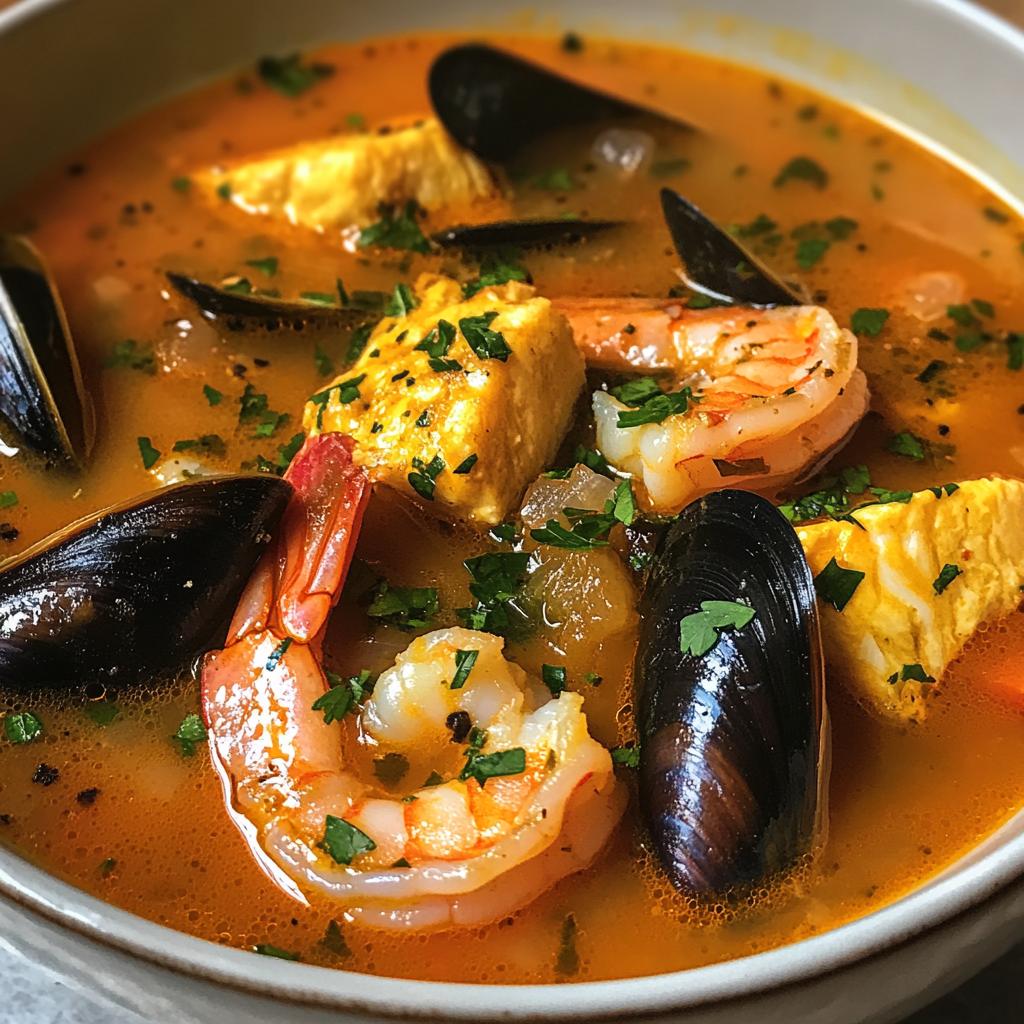 Amazing 30-Min French Fish Soup with Saffron