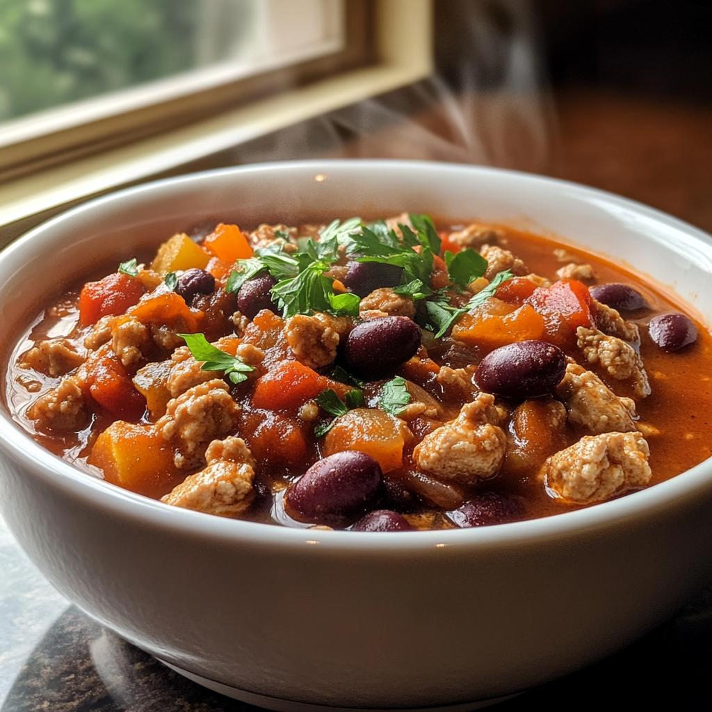 Delectable Turkey Chili Fall Dinner in 40 Min
