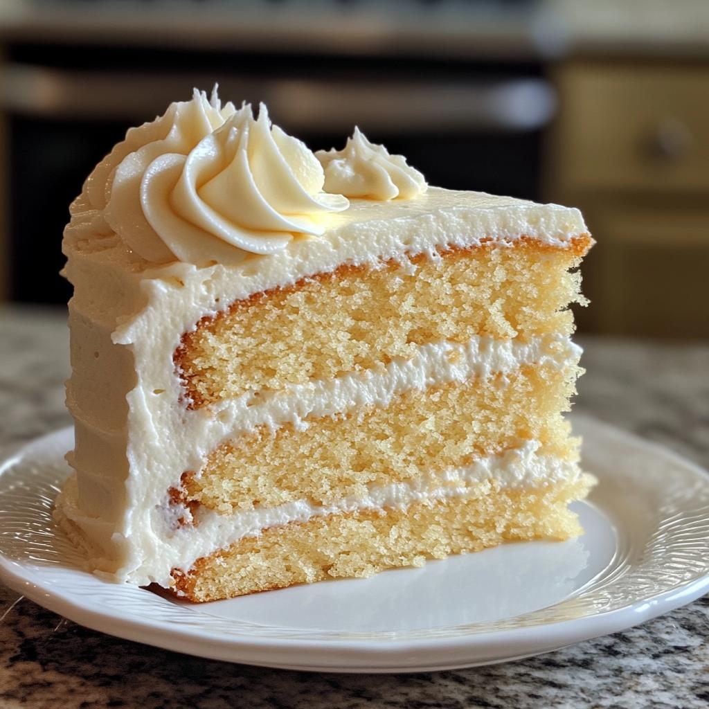 Vanilla Birthday Cake with Whipped Buttercream