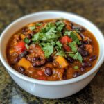 Vegan Pumpkin Black Bean Chili