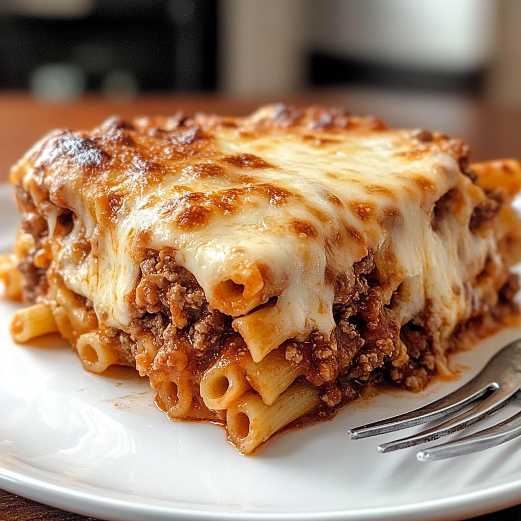 Irresistible Baked Ziti with Ground Beef Recipe