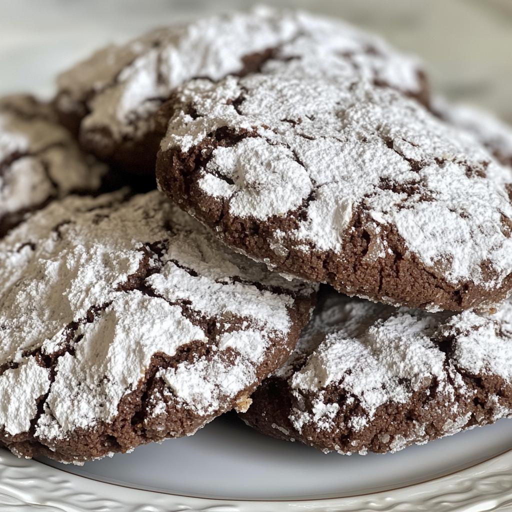 chocolate crinkle cookies