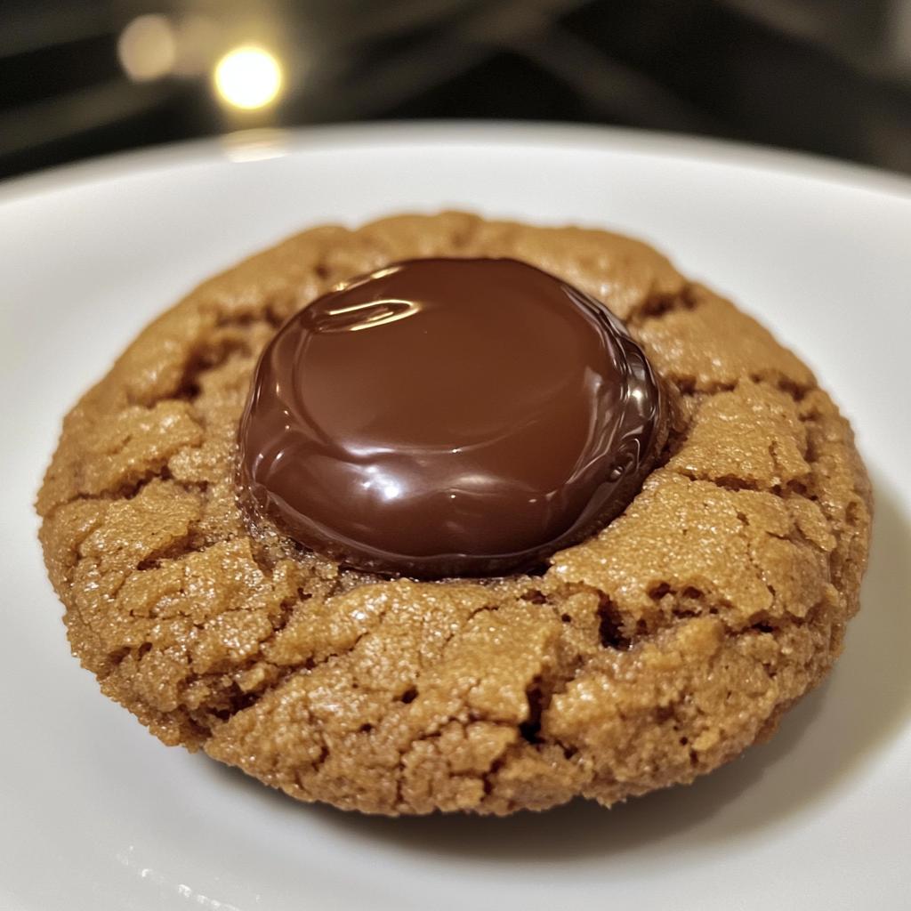chocolate peanut butter blossom cookies