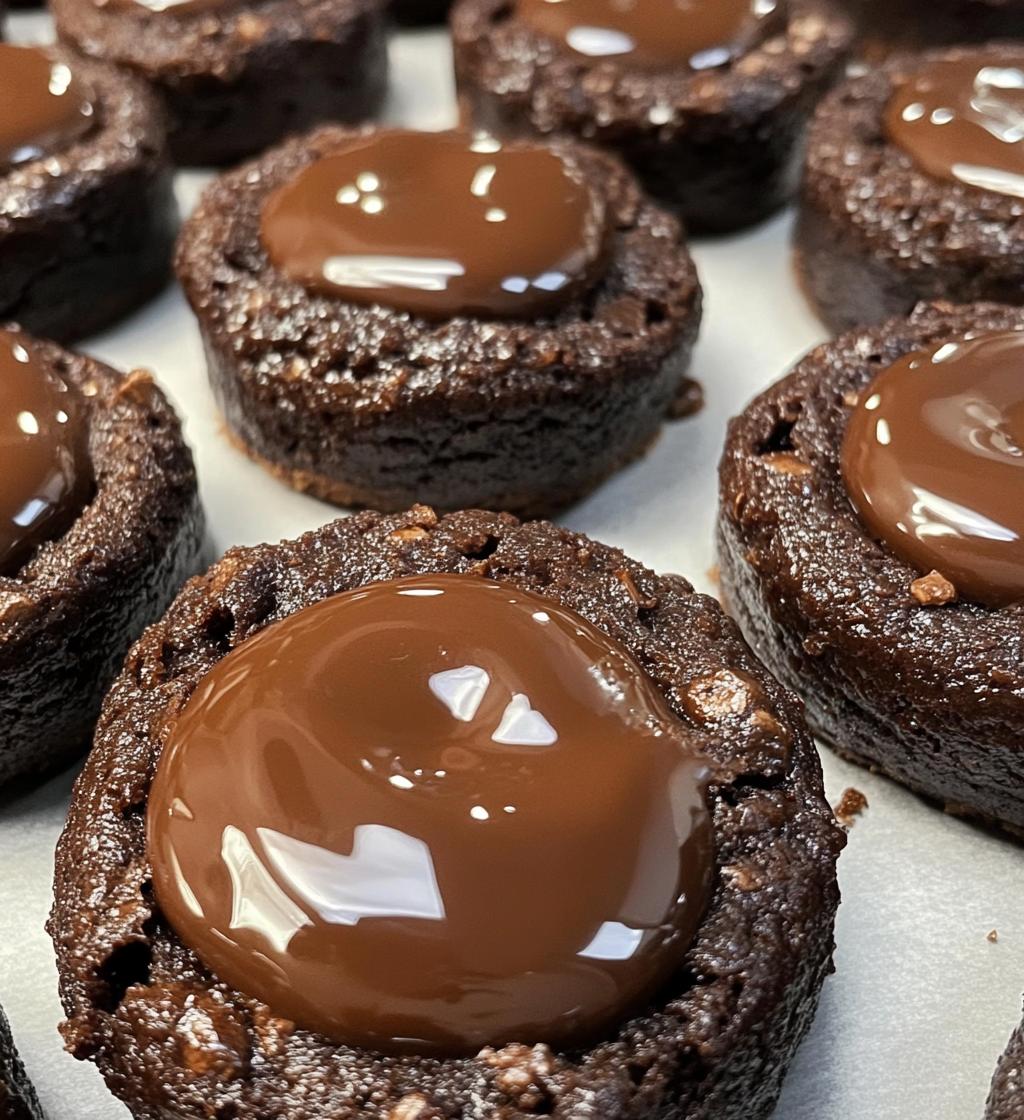 chocolate thumbprint cookies
