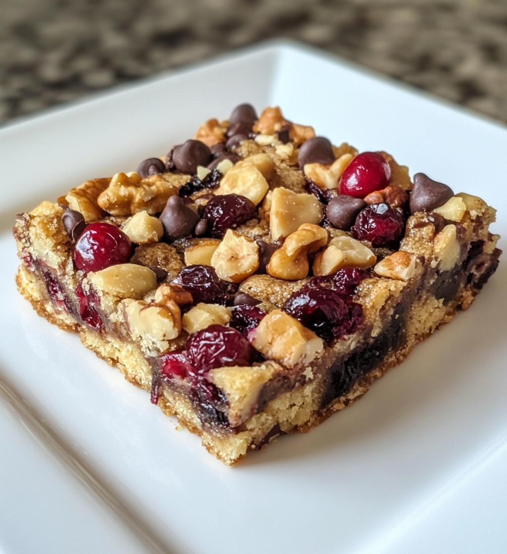 christmas bar cookies
