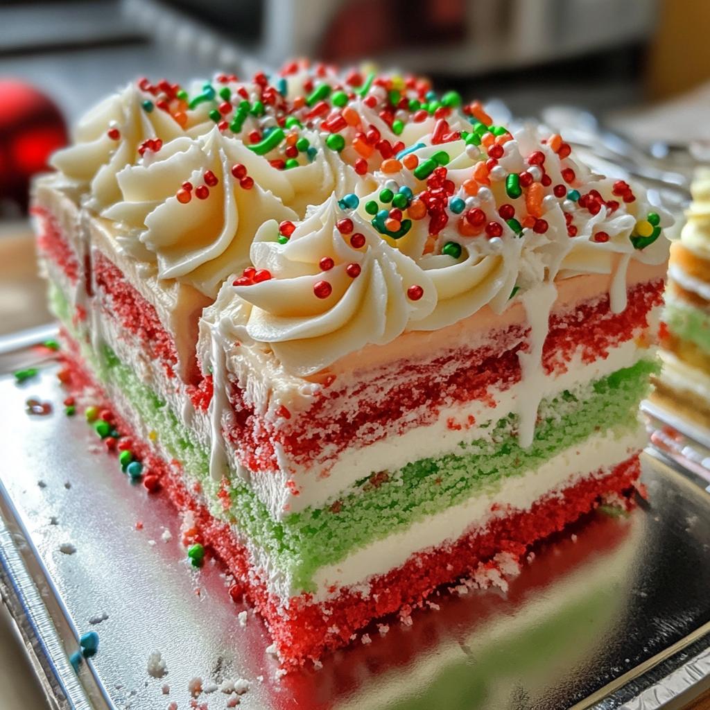 christmas bento cake design