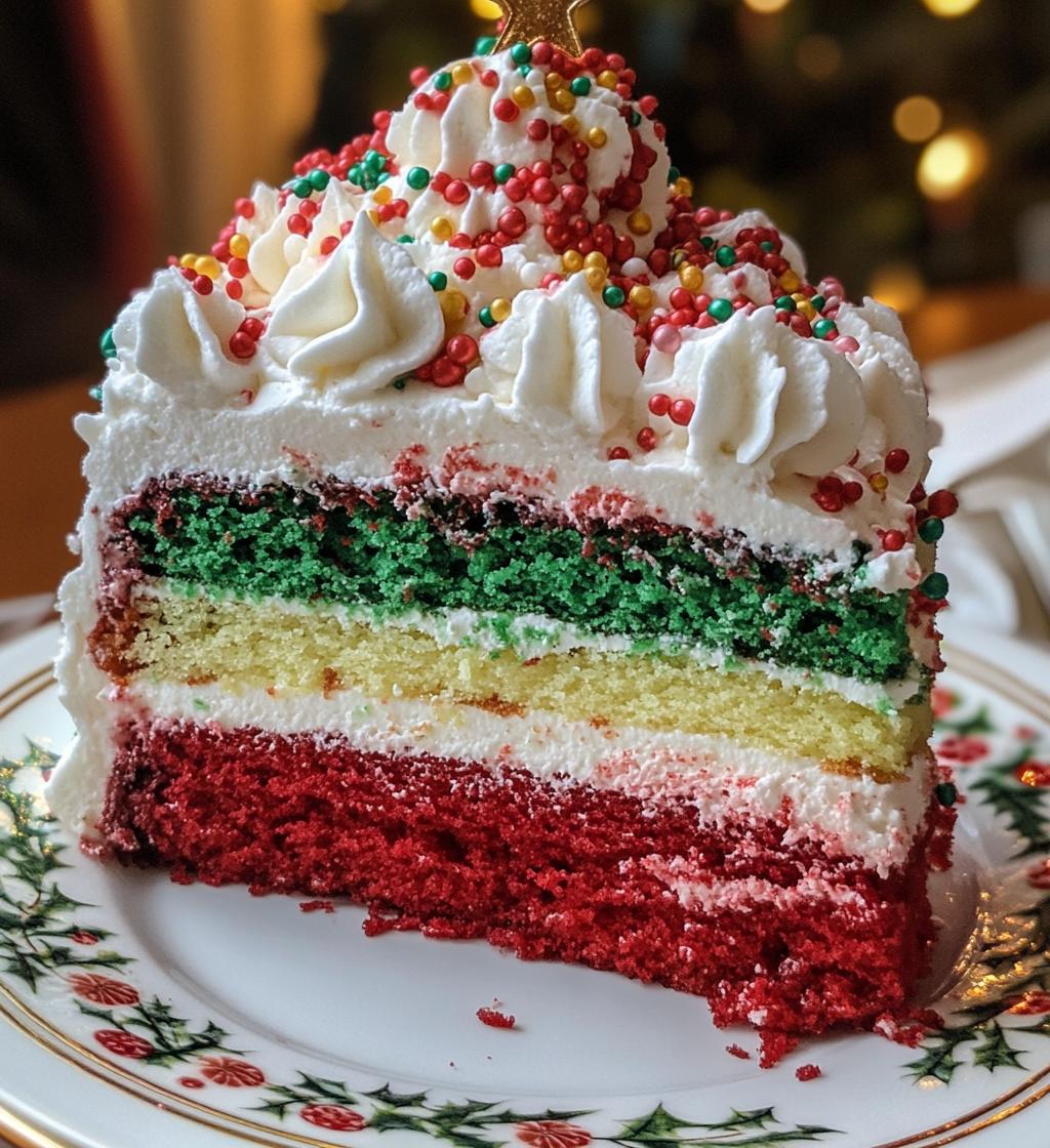 christmas bento cake