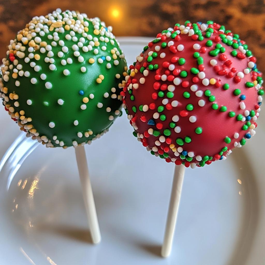 christmas cake pops