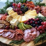 christmas charcuterie wreath