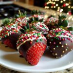 christmas chocolate covered strawberries