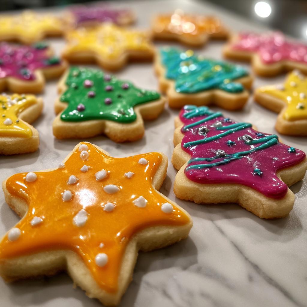 christmas cookies decorated royal icing