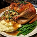 christmas dinner party food