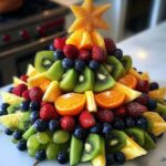 christmas tree fruit platter