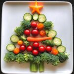 christmas tree veggie tray