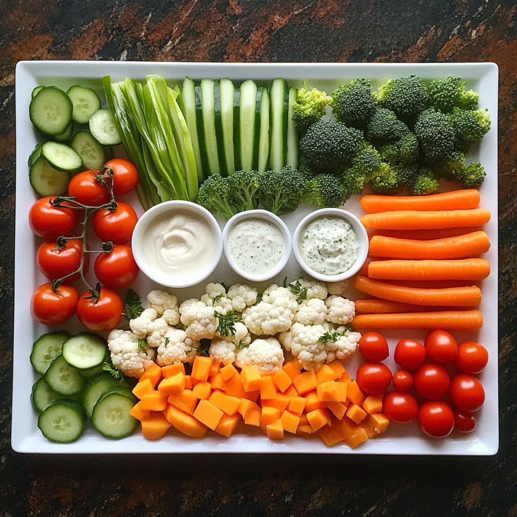 15-Minute Magical Christmas Veggie Tray Delight