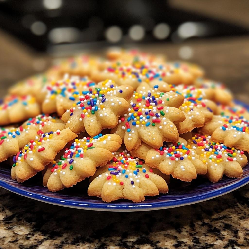 cream cheese spritz cookies