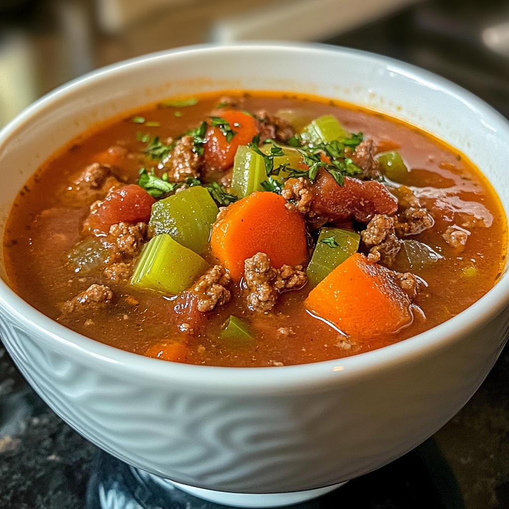 Soul-Warming Ground Beef Soup in 35 Min