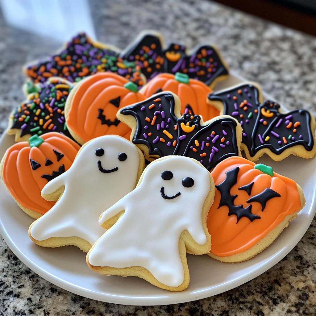 halloween sugar cookies decorated