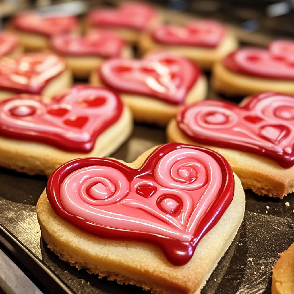 heart sugar cookies