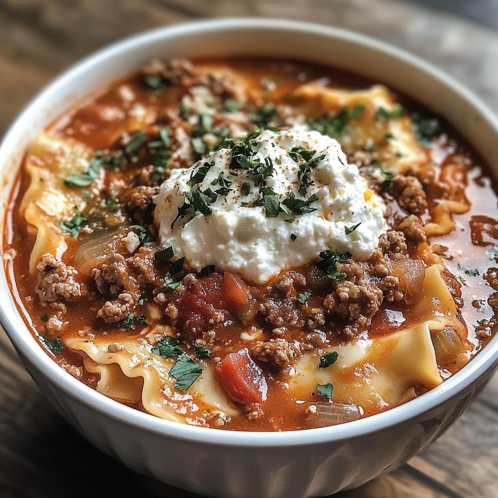 lasagna soup crockpot
