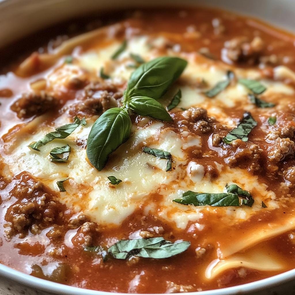 Irresistible 1-Hour Lasagna Soup Recipe