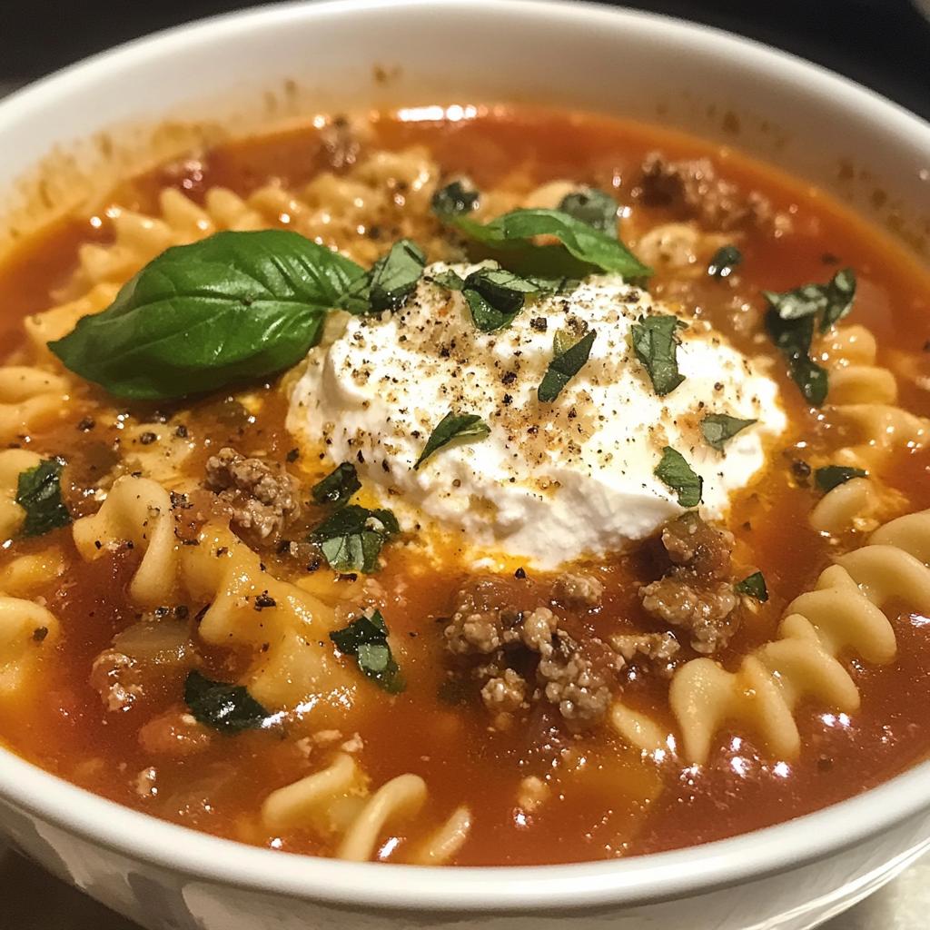 Amazing Lasagna Soup Recipe in 1 Pot