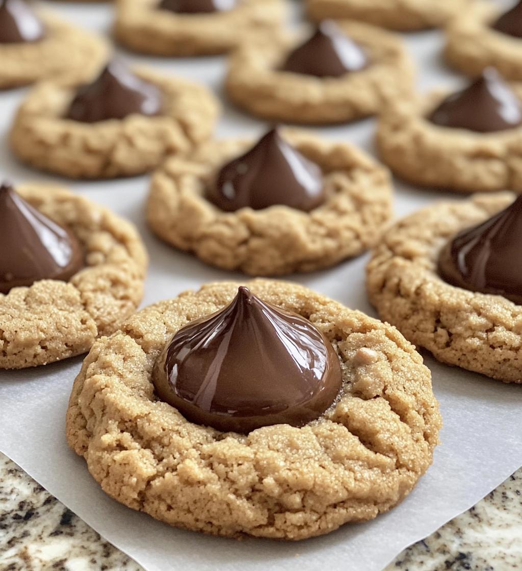peanut butter blossom cookies