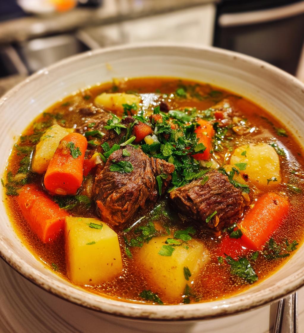 Perfect 1-Pot Vegetable Beef Soup Recipe