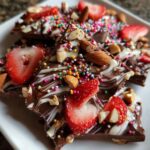 Valentines chocolate bark