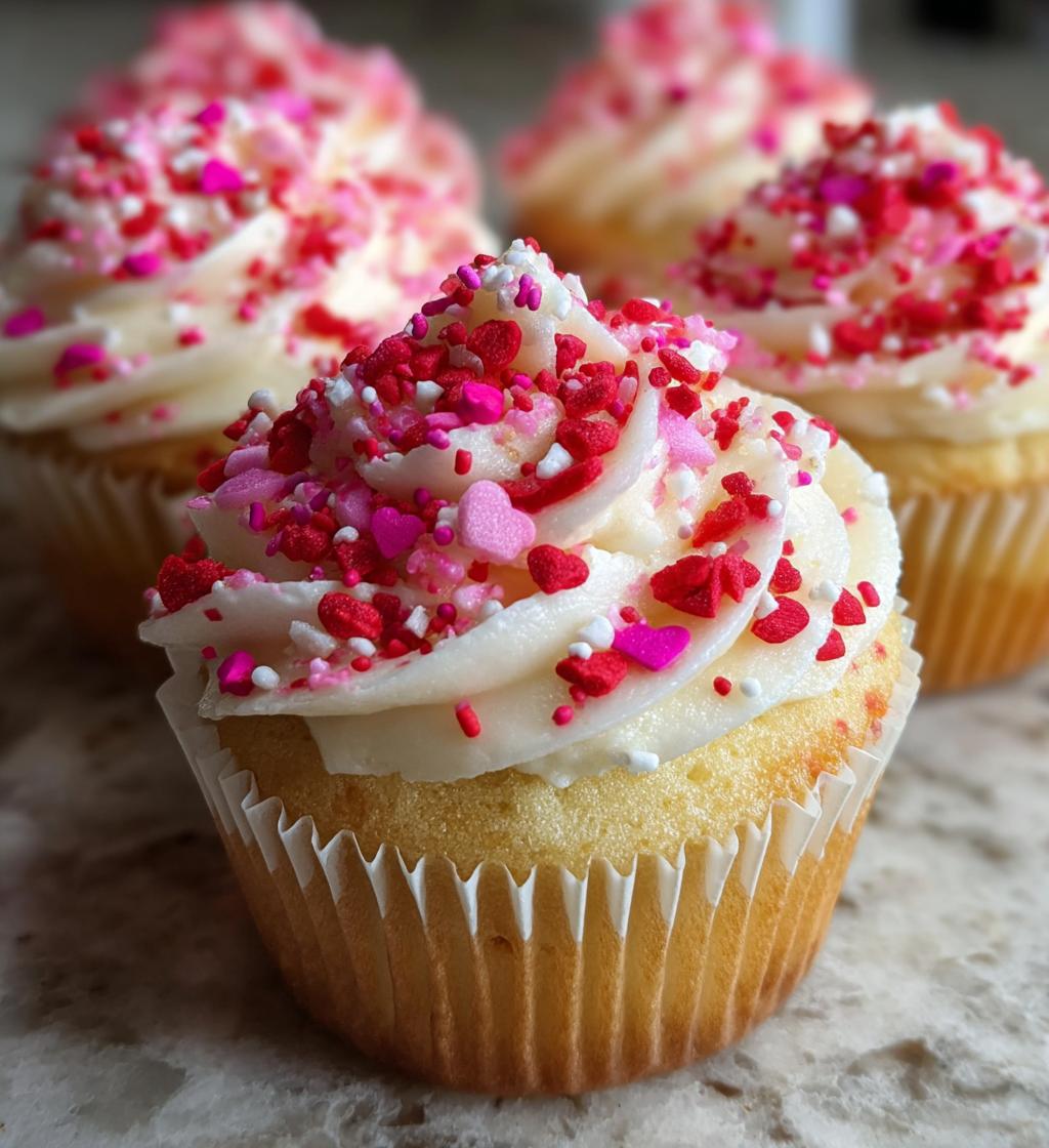 Valentines cupcakes