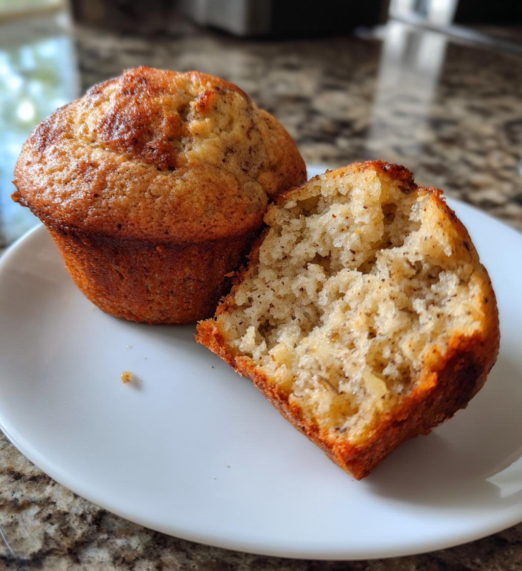 banana bread muffins recipe